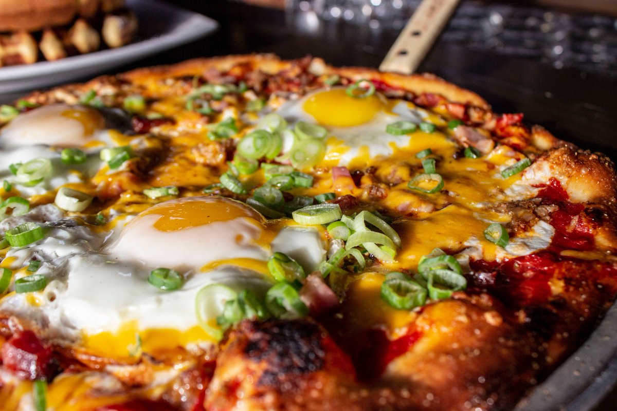 🍕 The Brew House Breakfast Pizza 
-
Brunch Time 11:30am-3pm 
-
Midland Brew House | Saddle Brook, NJ 
midlandbrewhouse.com