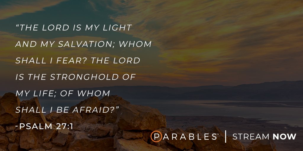 ParablesTV's tweet photo. Have a blessed Sunday!  A new week ahead...🌺
Shall I be afraid? No, the Lord is the stronghold of your life!
🌐Available in the United States of America, Canada &amp; Puerto Rico
#parablestv #faithbasedtv #streamnow #simplyfree  #digitalvideostreaming https://t.co/DwPFwYX4sX