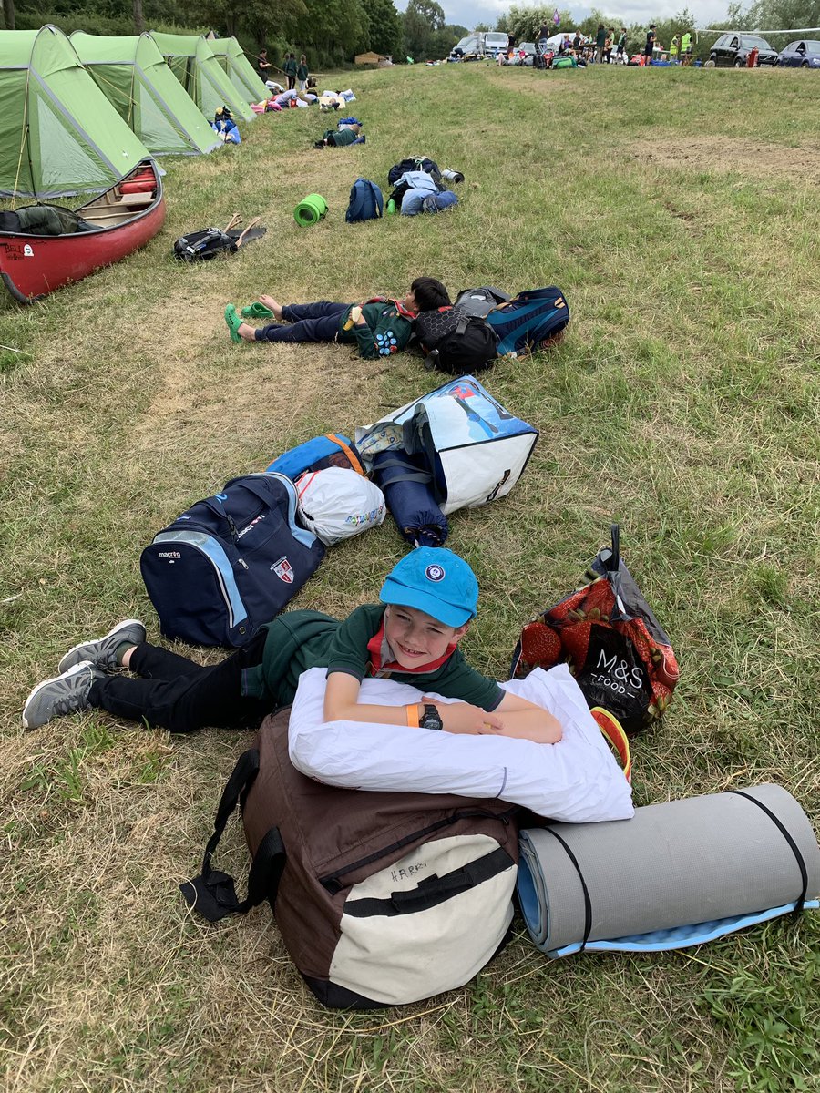 Tackley_Scouts's tweet photo. Pretty sure the Cubs will sleep well tonight! #Cubworld #CubsInTents #Damboree #TackleyCubs https://t.co/swIRjovGbe