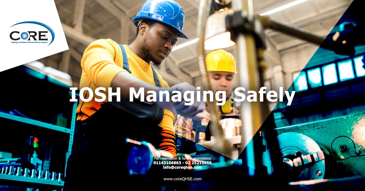 Coreqhse's tweet photo. Book your seat now (IOSH Managing Safely)
Course duration: 3 days
Start date: 21 Jul
Course content: https://t.co/31b2gTsDMi
For more info please call us on below:
01143166863 - 0225215059
#Core #training #Consultation #IOSH #Safely #Safety #IOSHManaging https://t.co/PCz7tVASNP