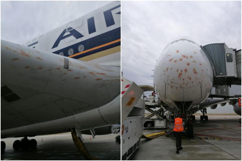 The Straits Times On Twitter Sia Plane Delayed After It Strikes