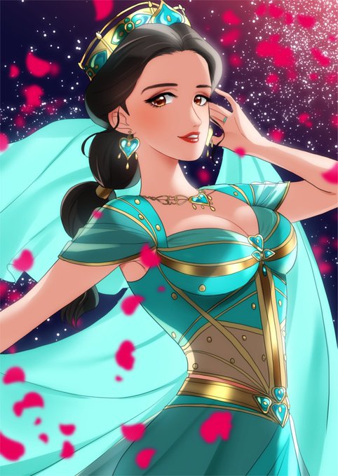 ジャスミンのtwitterイラスト作品