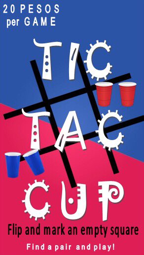 YES_O2019's tweet photo. Flip cups, not hearts this Friday as we bring you Tic Tac Cup for only 20 pesos! Tic Tac Cup is a race between 2 players in making a 3-cup row of the same color. Challenge your friends and have fun only here on Pakigduwa Carnival! FLIP, MARK A SPOT, AND WIN! https://t.co/cNSYLnpffY