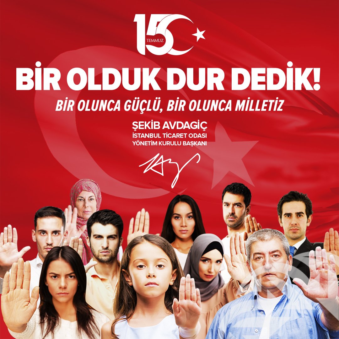 itokurumsal's tweet photo. 15 Temmuz Milli Birlik ve Demokrasi Günü'nün 3. yıl dönümünde aziz şehitlerimizi saygıyla anıyoruz. 

#İstanbulTicaretOdası #İTO #BirOldukDurDedik #15Temmuz #15TemmuzDestanı https://t.co/t0sOjXLBhV