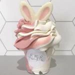 インスタ映え間違いなし!ハートやリボンがトッピングできる「フラワーソフトクリーム」!