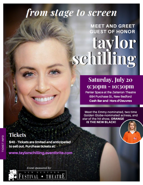 We are thrilled to have <a href="/TaySchilling/">Taylor Schilling</a> as our guest of honor next Saturday! The meet and greet tickets are going fast! Get yours TODAY! #TaylorSchilling #OITNB 
eventbrite.com/myevent?eid=63…