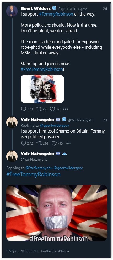 ImIncorrigible's tweet photo. Israeli nationalists, in this case #BenjaminNetanyhu's son, supporting European fascists is one of the weirdest things about the upside down times we are living through.
#LessonsFromHistory
https://t.co/vVF1K7AvCu
@lbc #r4today #PoliticsLive https://t.co/kgk91BDzlp