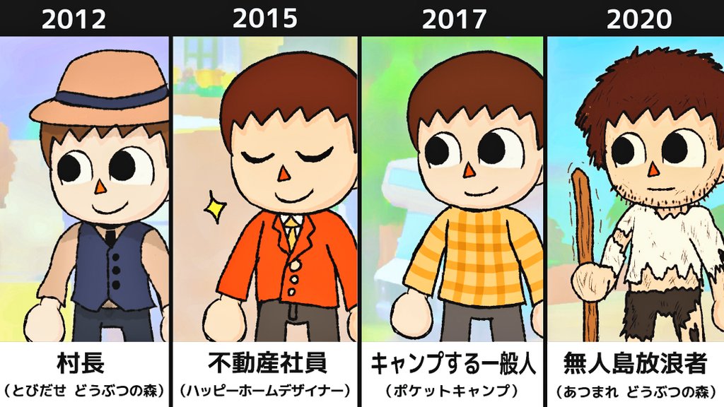 レウン どうぶつの森シリーズにおける村人くんの扱い 年々悪くなっていってる説