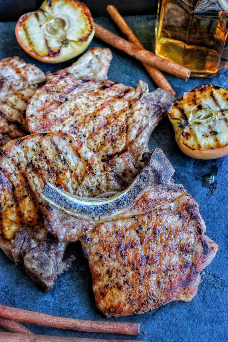 thegrillseeker's tweet photo. Apple cinnamon brined pork chops going down on the #TheMorningBlend tomorrow morning with @TiffanyOgle and @RealMollyFay https://t.co/41JynkjzJi