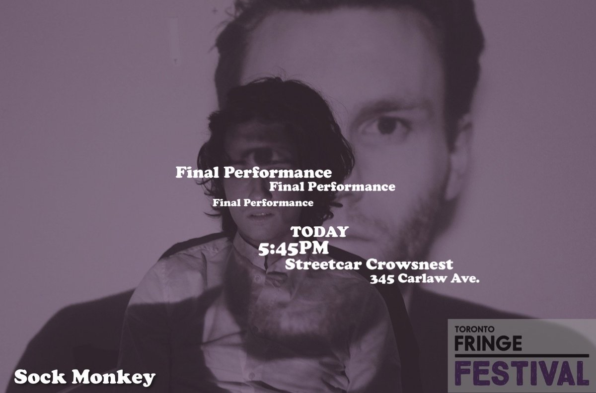 Hello world 
❗️TODAY at 5:45PM❗️
The final performance of An Utterly Stupid Indefensible Thing <a href="/Toronto_Fringe/">Toronto Fringe</a> We have no idea when you might be able to see this piece again, so join us this afternoon at Crowsnest
Tickets: Link in bio! 
See you there 🙏
#FringeTO
#StupidThingTO