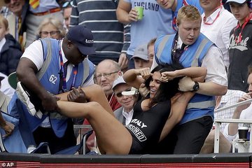 360px x 240px - WATCH VIDEO: Female Streaker Elena Vulitsky Promoting an Adult Website  Tries to Invade Pitch During The ICC Cricket World Cup 2019 Final Between  England-New Zealand X-Rated website