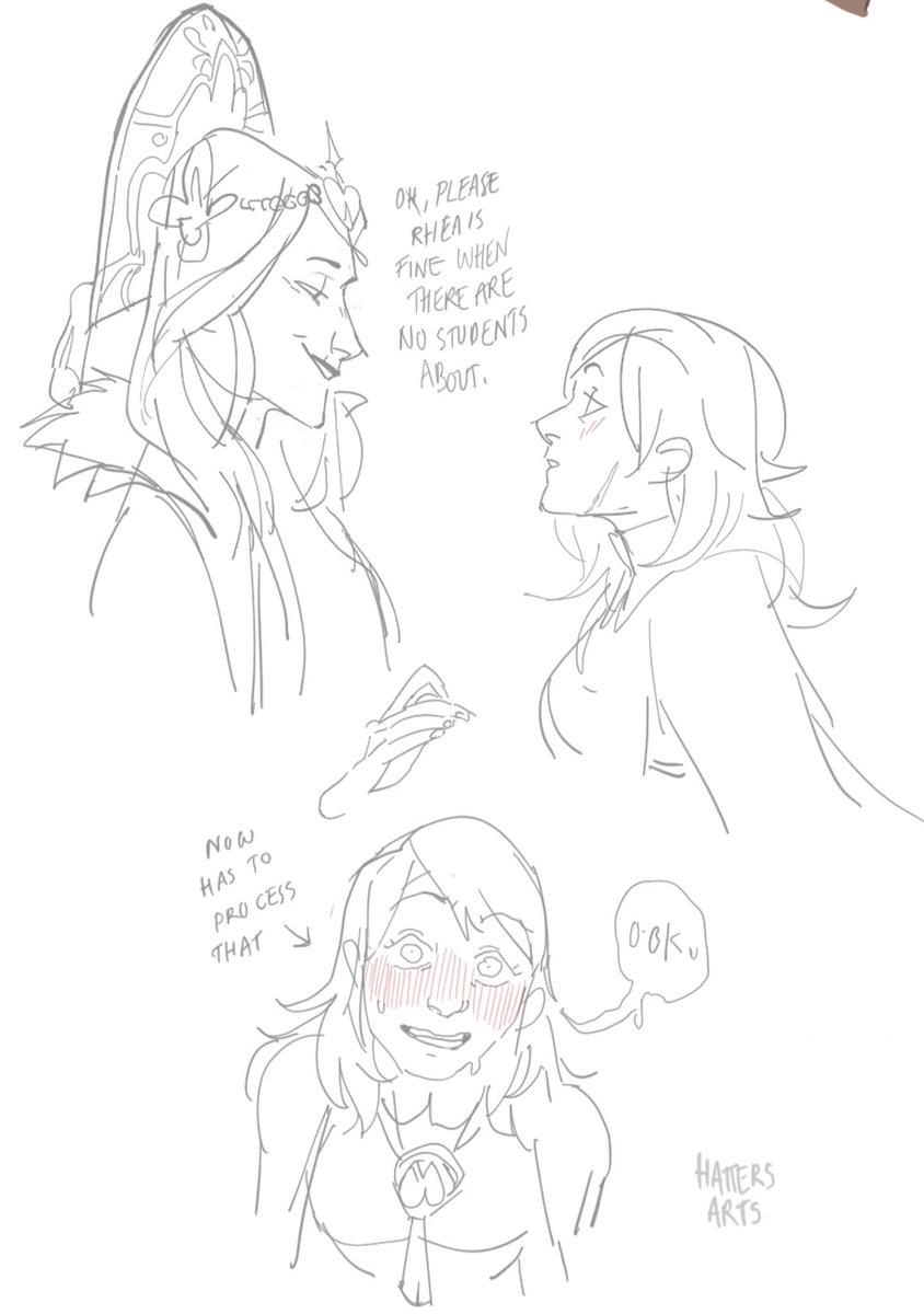 oh i pray for pre-time skip flirting with rhea 
