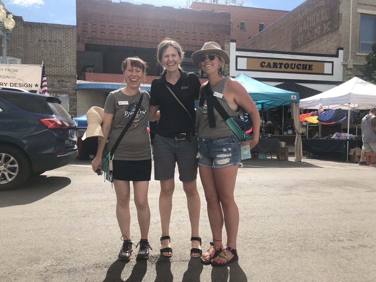 PatriceFrey's tweet photo. What a day to visit @downtownlaramie yesterday!  A great tour of downtown, @laramiejubilee parade and Laramie Brewfest. @WyoBizCouncil @visitwyoming @NatlMainStreet @ShopSmall https://t.co/ccEuK64Ew1