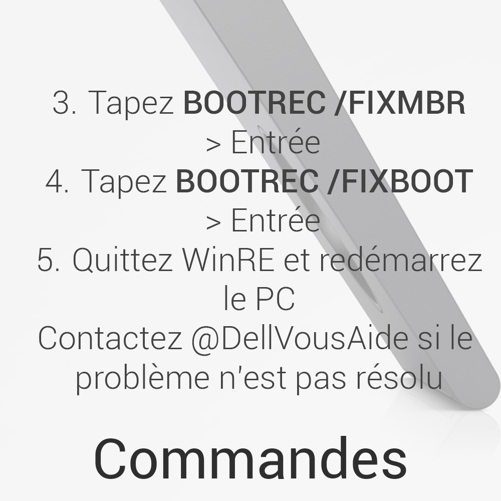 DellVousAide's tweet image. Votre PC refuse de démarrer ? Essayez ces étapes de l’invite de commandes #FixBoot 👇 #FixMBR   
Alors, avez-vous pu reprendre votre travail ?
