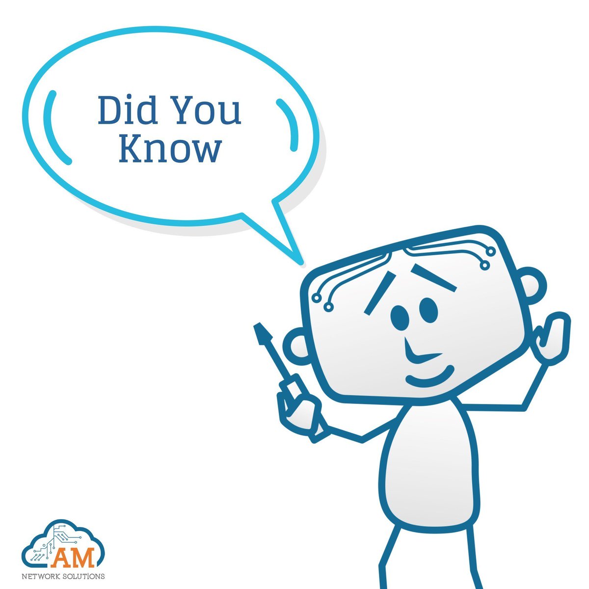 AM_NetSolutions's tweet image. #DidYouKnow
The technology behind the Internet began back in the 1960's at MIT.
The first message ever to be transmitted was LOG.. why? 
The user had attempted to type LOGIN, but the network crashed after the enormous load of data of the letter G.
How far technology has come!