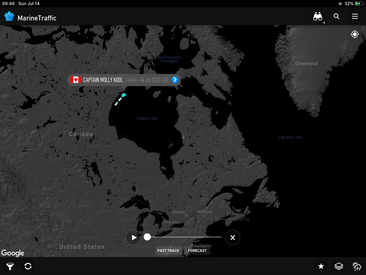 Current positions of the Canadian Coast Guard Icebreakers taking part of the annual arctic Sealift and scientific missions. 
<a href="/CoastGuardCAN/">Canadian Coast Guard</a> <a href="/CBCLabrador/">CBC Labrador Morning</a> <a href="/CBCNunavut/">CBCNunavut</a>