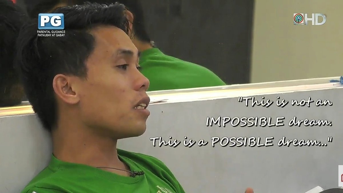 jjkles's tweet photo. Another unforgettable quote from Yamyam:

"This is noy an IMPOSSIBLE dream. This is a POSSIBLE dream"

TeamLAYF ForUltimateBig8 #PBB8BatchBakan https://t.co/tBD869vHtW