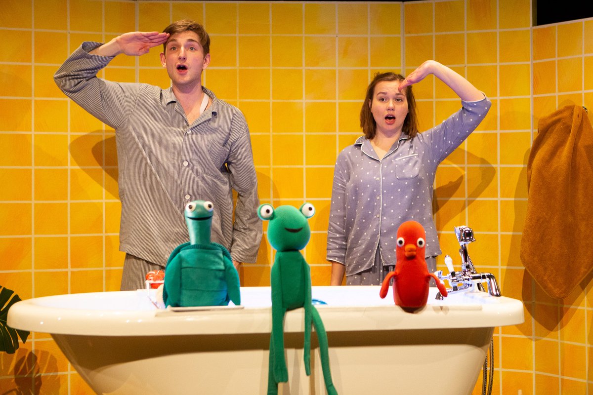LittleATheatre's tweet photo. After more than two months on the road, the bath squad's big adventure has come to a close. Thanks to all of the venues who kindly hosted us, the brilliant creative team, and of course everyone who came to see #TheFlyingBath on its UK tour. https://t.co/i7AT1XTMiK