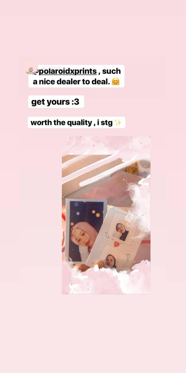 PolaroidxPrints's tweet image. Customers Feedbacks 😍
#polaroidxprintsfeedback #sayajual #PleaseRT