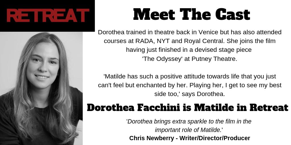 RetreatFeature's tweet photo. #WelcomeToTheCast @dorotheaf12! Dorothea joins the #featurefilm family in the fun role of 'Matilde' and will be #filming this week at the gorgeous @The_Grand_RR with her onscreen dad @stevehemsley! https://t.co/ixzTJPCjeS