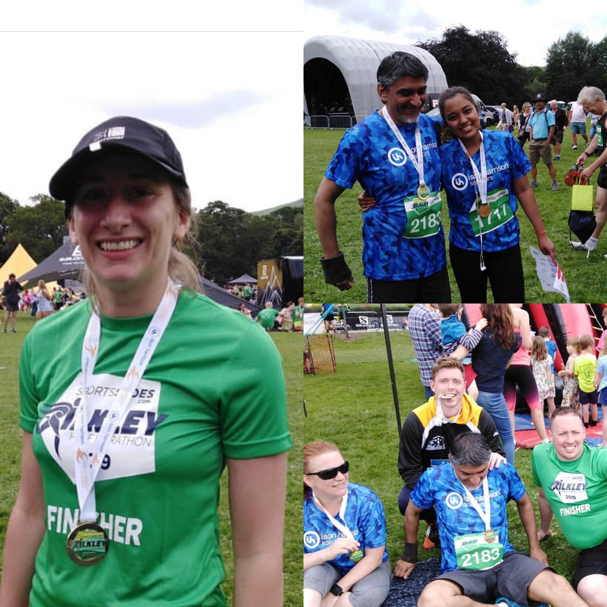 IsonHarrison's tweet photo. We did it! 🙌 Well done to our Ilkley Half marathon runners 🏆 @IlkleyHalf https://t.co/RjlJwnjmPh