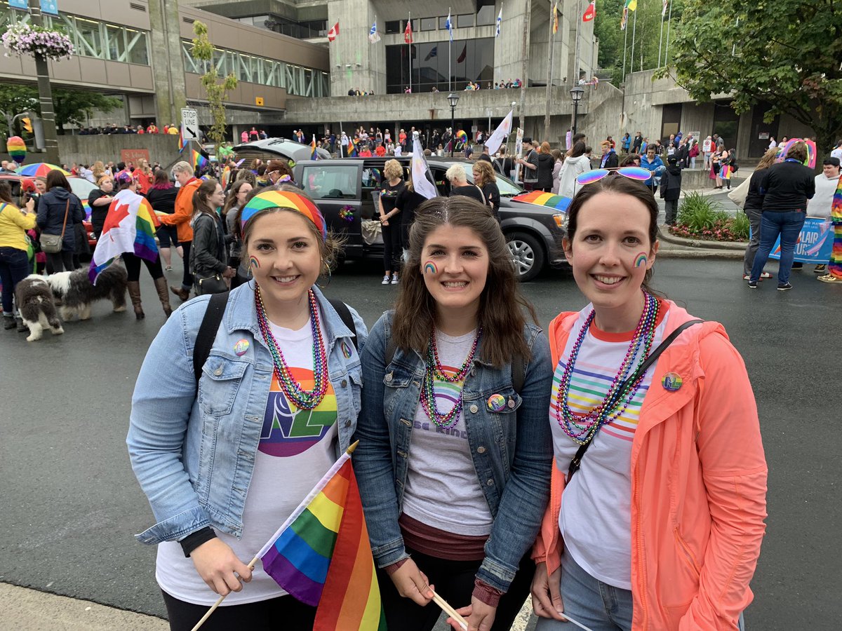 mmelee5's tweet image. 🏳️‍🌈 With @Mme_Roome &amp;amp; @CHEmaternelle ready to go for the #PrideAndProgress #PrideParade in St. John’s @NLTeachersAssoc @NLESDCA #Pride2019🏳️‍🌈
