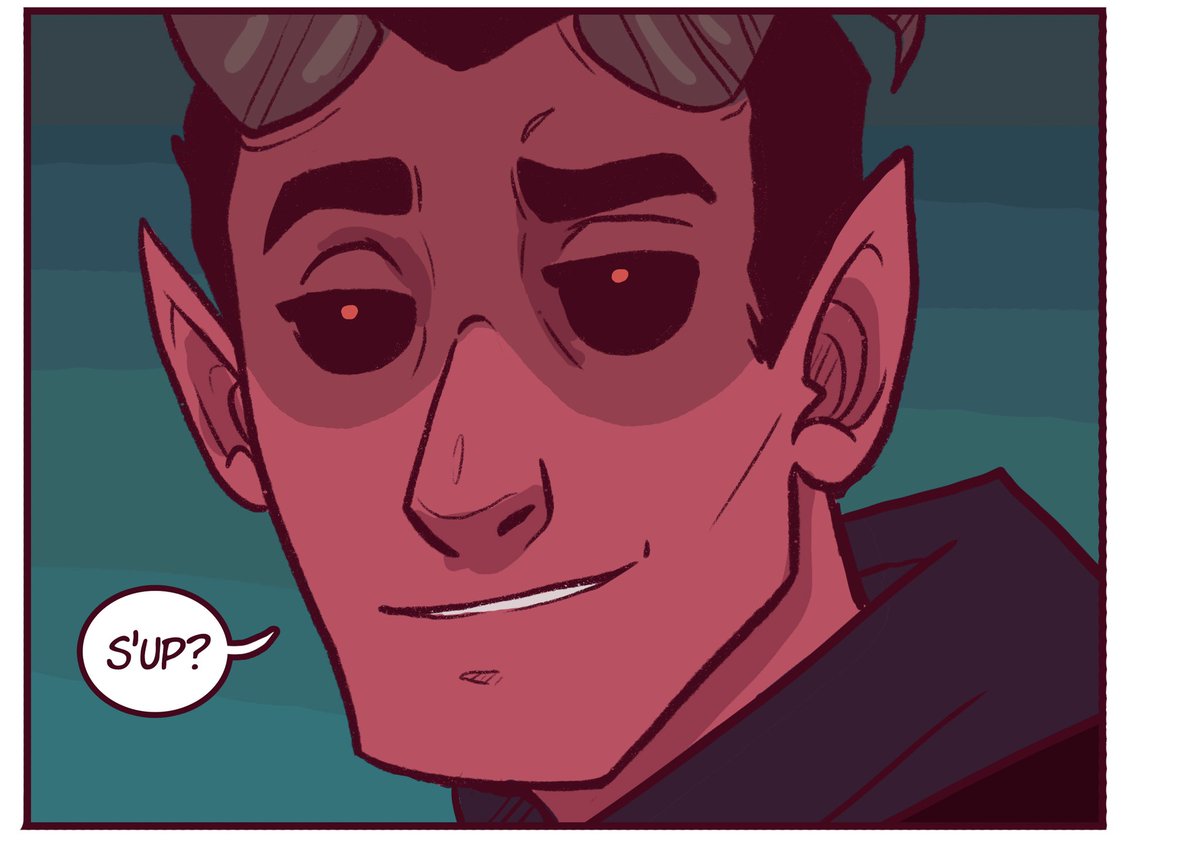 KLynnTweets's tweet photo. Tomorrow, I’m launching FOR GOODNESS’ SAKE on my Patreon. It’ll be three pages a week: Monday, Wednesday and Friday. Look for this little demon and this freckle-faced lass! #forgoodnesssake #webcomic https://t.co/rpXyTwHlnT