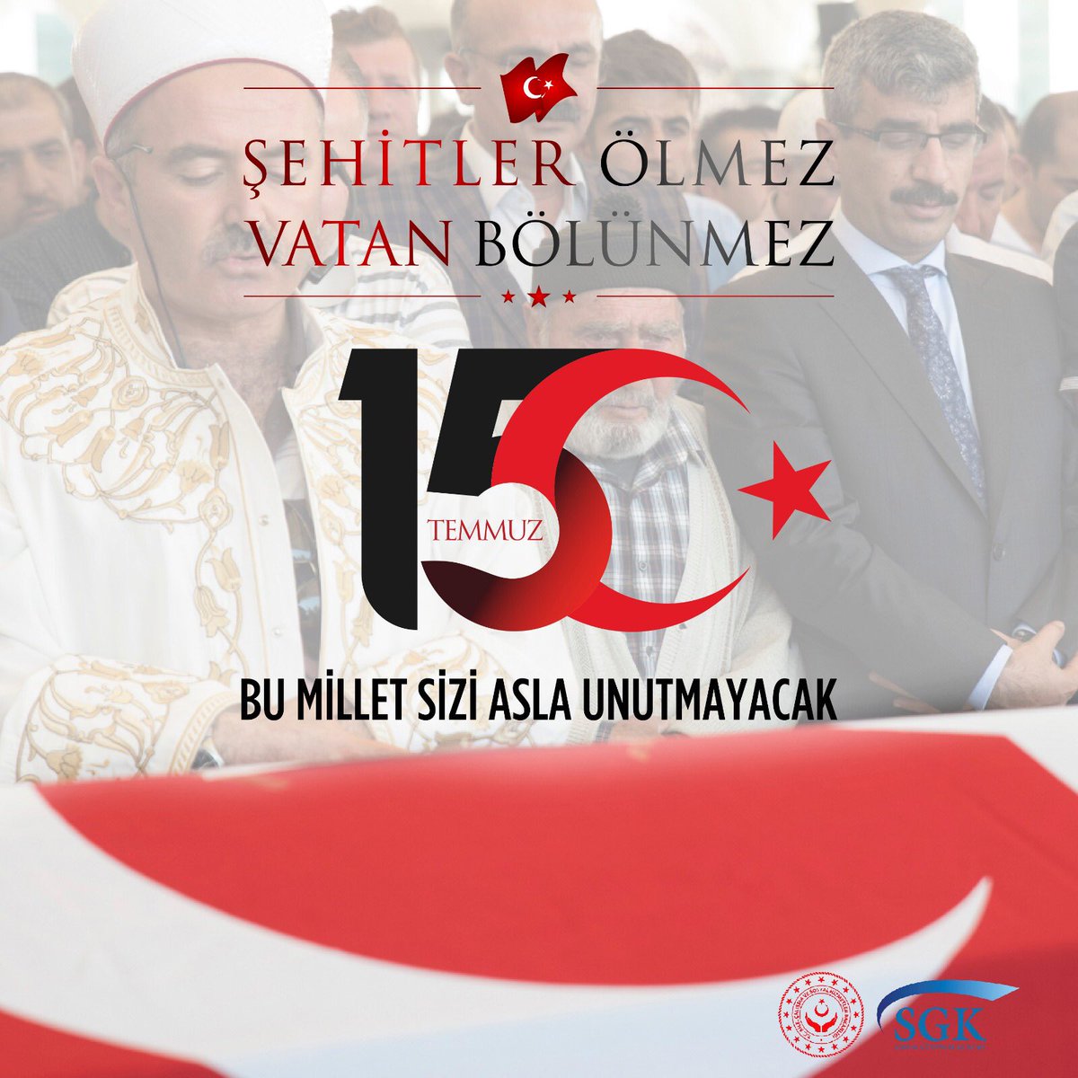 Aziz milletimiz,
bir casusluk organizasyonu olan FETÖ nün giriştiği işgal teşebbüsünü bundan 3 yıl önce “iman dolu göğsünü siper ederek” geri püskürttü.Şehitlerimiz efendimize komşu olmuşlardır. Allah bizleri onlara layık olacak işler yapmaya müyesser kılsın....