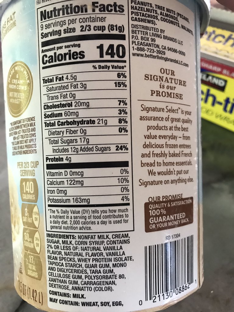 SaCfras's tweet image. Just when you think it's safe.... #deceptive #signatureselect @Albertsons