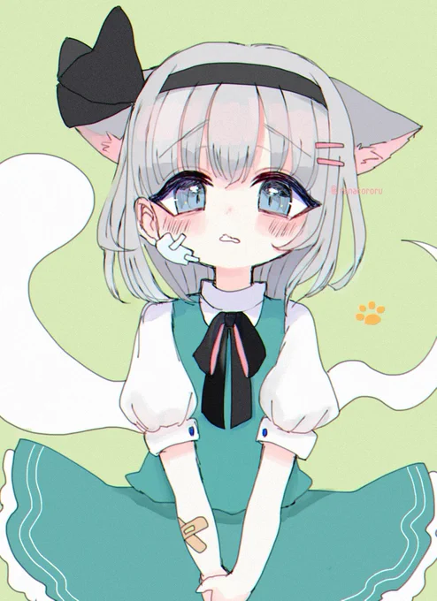 妖夢ちゃん
#深夜の真剣お絵描き60分一本勝負 