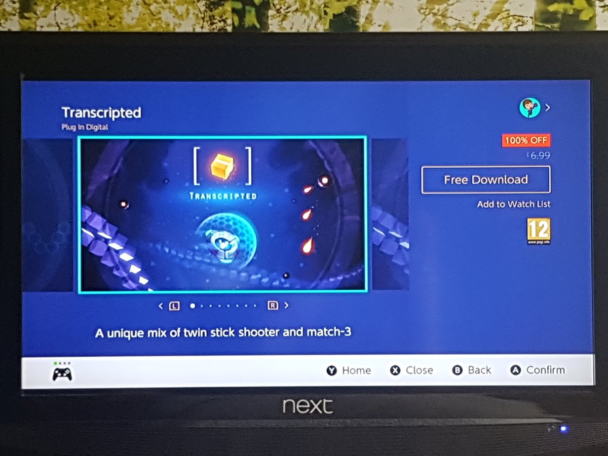 leighwynne33's tweet photo. Omg look! #Transcripted on the #NintendoSwitch is 100% free to download on #eshop :D 😍
Ends on 31/07/2019 https://t.co/nhJBbY7dzv