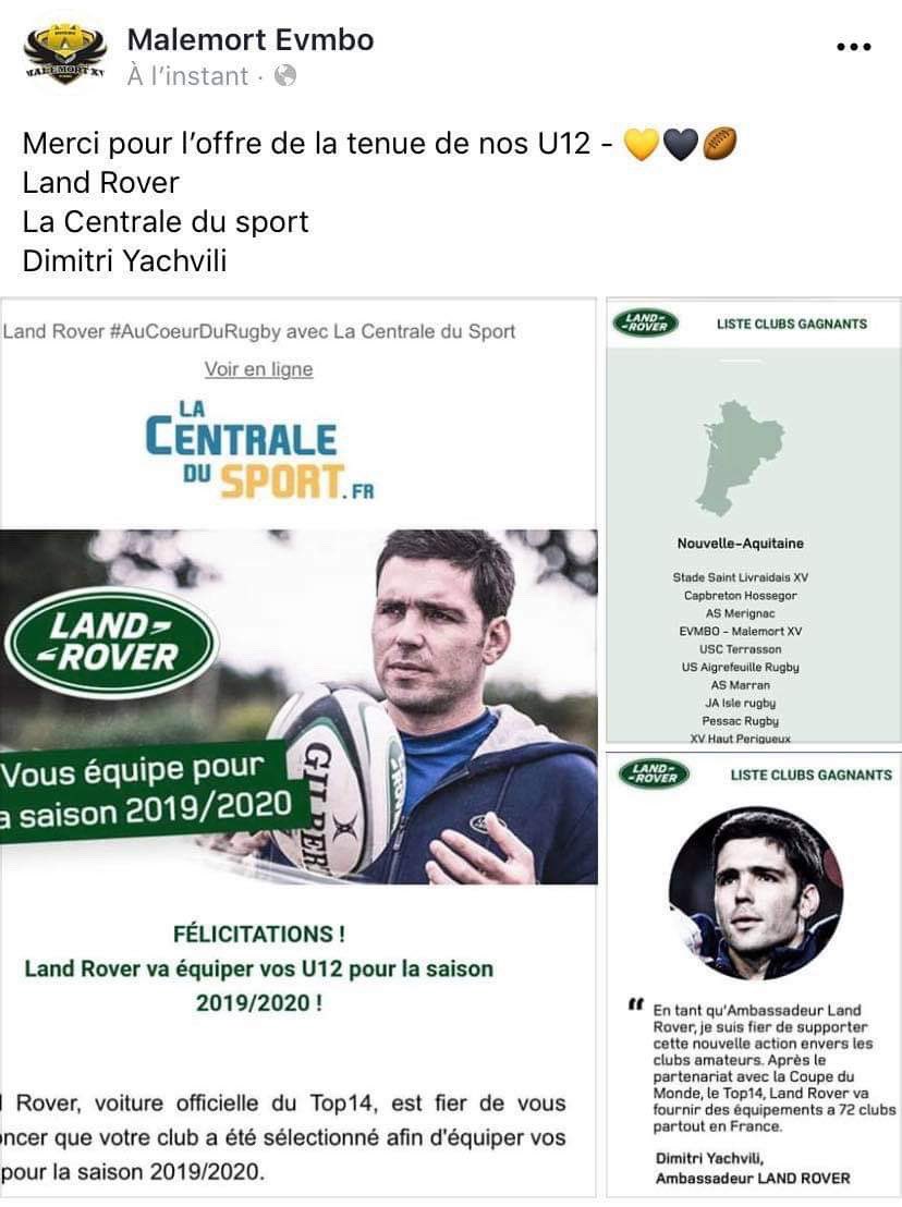 Malemort XV Rugby tweet media