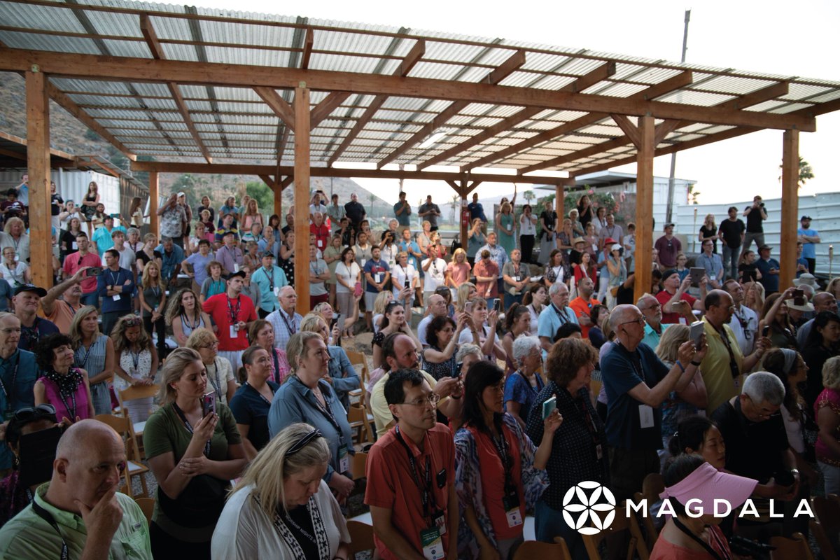 An amazing sight is to see a group of faithful pilgrims uniting in prayer... Let us hear you say "Amen!" 

Can you guess where in Magdala they are? 

#pilgrims #pilgrimage #faith #amen #jesus #walkwherejesustaught #experiencemagdala #magdala #marymagdalene #terrasanta #holyland