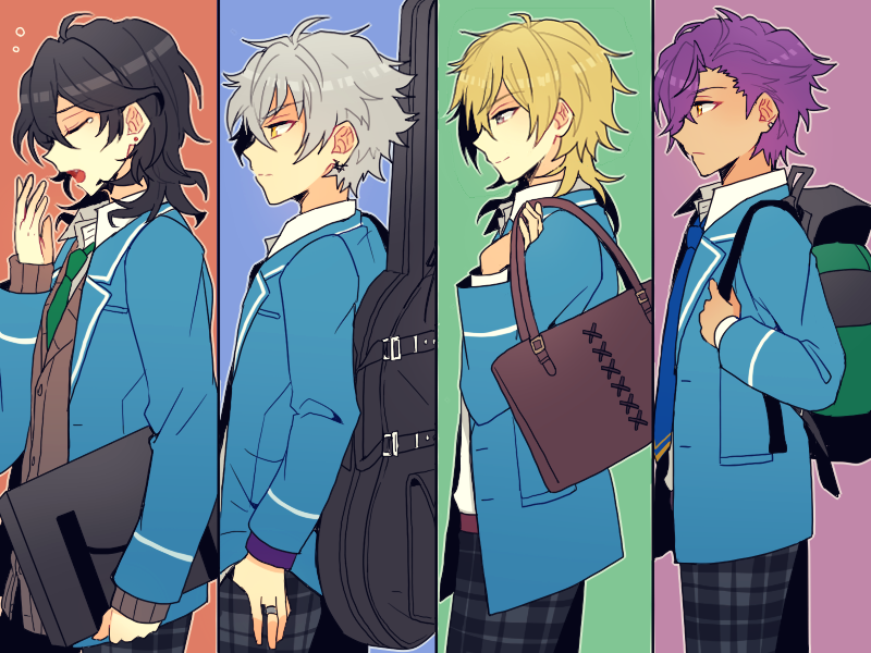 「推しの通学鞄がわかって喜んでらくがいたやつ 」|あぽかどのイラスト
