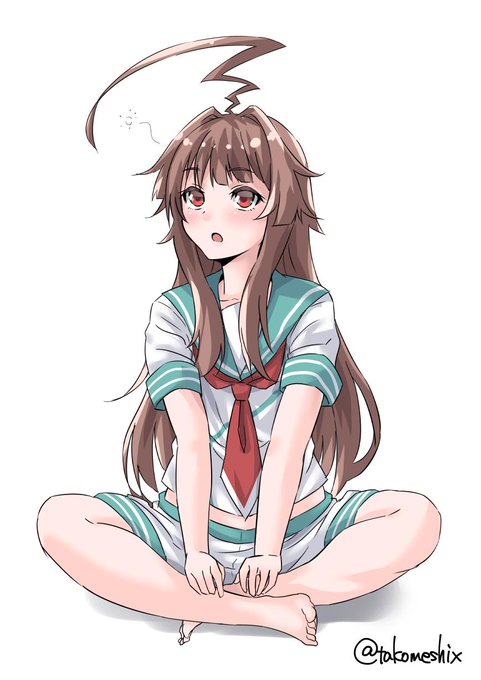 (・(ェ)・)(+20分)
#艦これ版深夜の真剣お絵描き60分一本勝負
#艦これ版真剣お絵描き60分一本勝負_20190714 