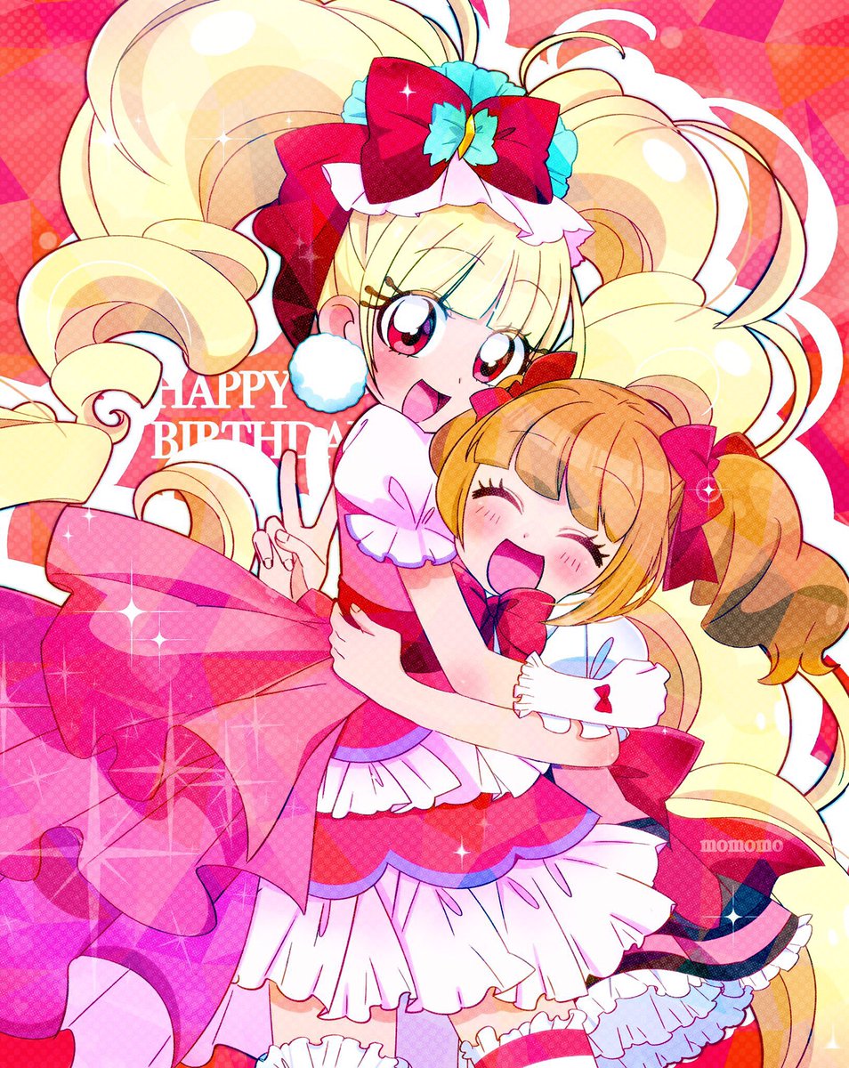 愛してる 愛崎えみる生誕祭19 キュアマシェリ生誕祭19 ももものイラスト