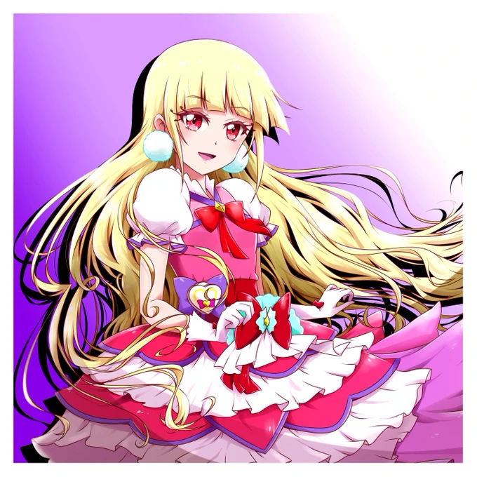 おめでとう〜〜〜❤️?
#愛崎えみる生誕祭
#キュアマシェリ生誕祭 