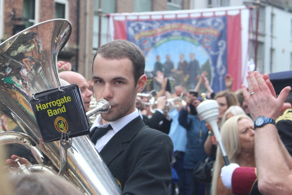 @HgateBrassBand proved very popular at yesterday's <a href="/DurhamGala/">Durham Miners' Gala</a>.