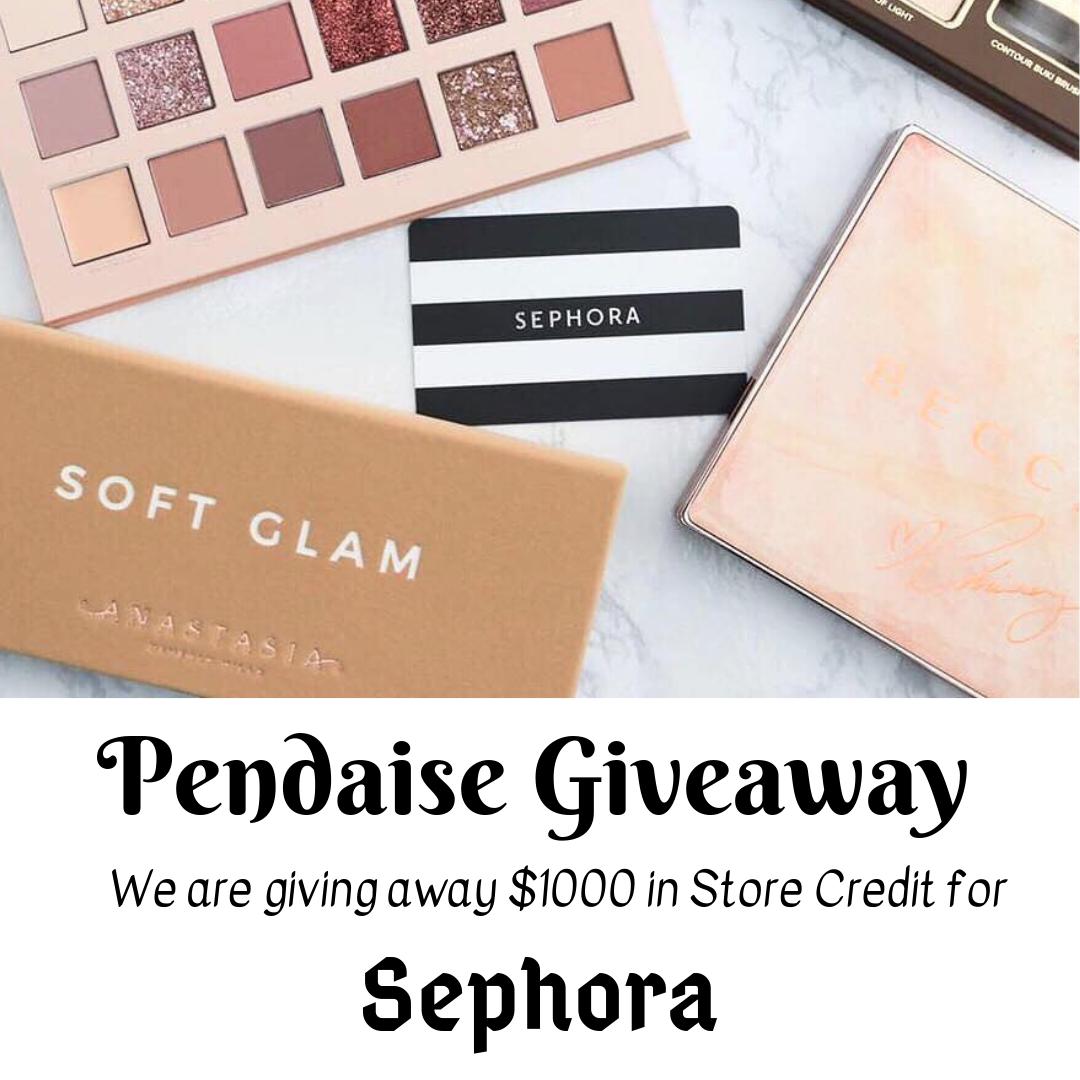 pendaisestore's tweet photo. Our #Giveaway is here😍😍
You guys know how much we love you right? We are giving one lucky one the chance to win $1000 store credit for Sephora.

Enter to Win -
Following @pendaisestore

-Retweeting this tweet

-tag one friend

-Click the link 

https://t.co/Yeaq4XvRkb https://t.co/kGlpnD00jY