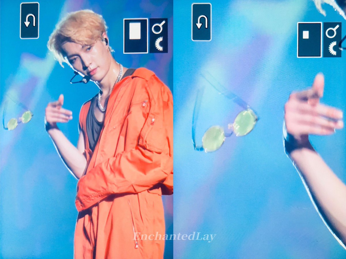 EnchantedLay's tweet image. #LayZhang #GrandLineThe1stConcert 
190714 in Chongqing @layzhang 
🍊