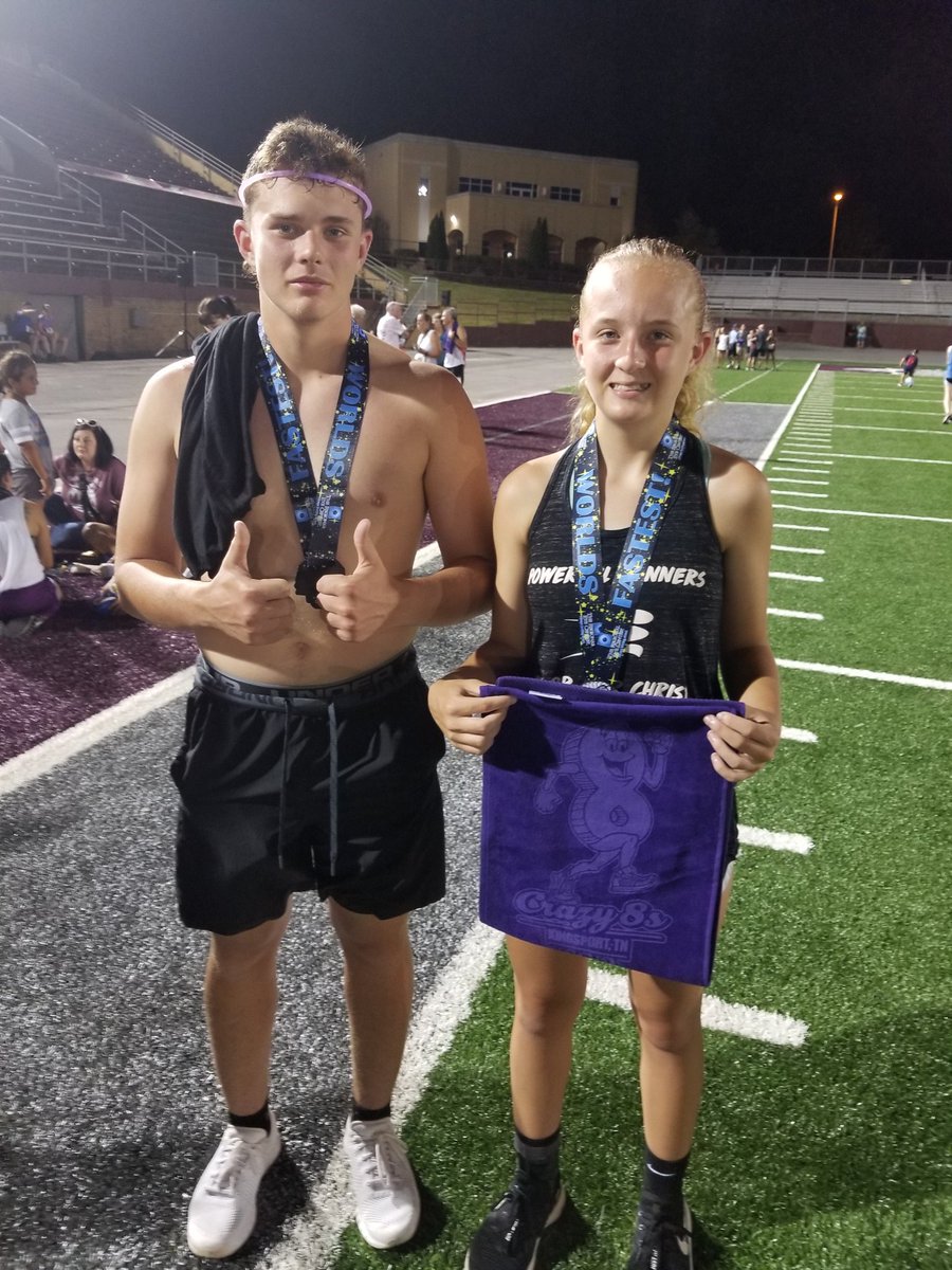 fergghs's tweet photo. Crazy 8's done! Powerful Runners did amazing! These runners ran 5 miles!!! What????who does that??? 2,200 other runners do! @BryceFerguson15 @Brynnferg21 @bpathlete @coachBFerg27 @drlanaluttrell @jacksonchris201 @courtneyb613 https://t.co/BuIuM05BmE