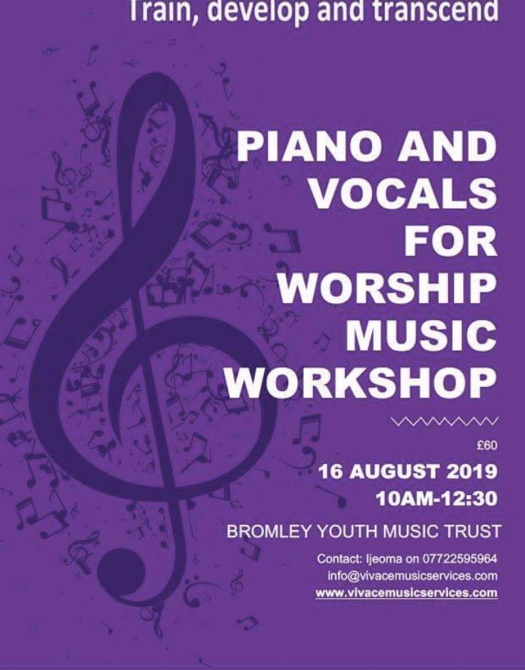 BromleySA's tweet photo. Our friends at @BromleyBYMT are hosting a piano and vocals music workshop in August. Knowing what an incredible organisation #BYMT is, this is sue to be a great event!
Details on the pic. 
#Bromely #Music https://t.co/bIEtUQgny9