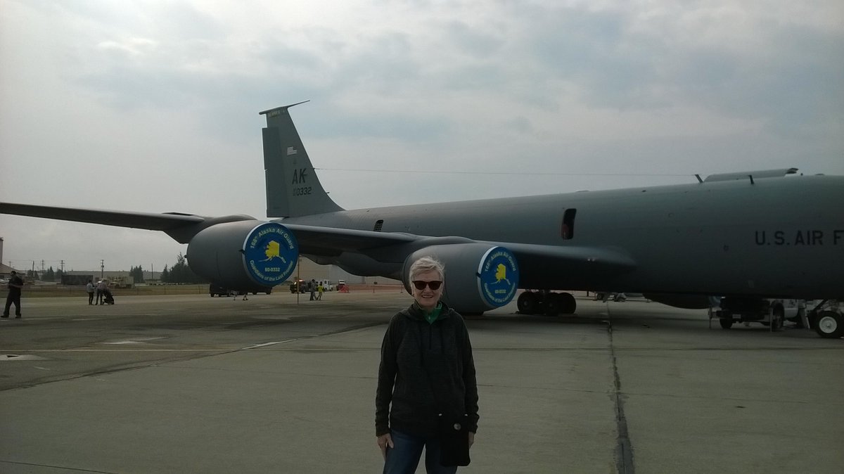 JoeBear72's tweet photo. Spent some #Quality time yesterday with my Brother at #AlaskaAirCommand Airshow @EielsonAirForce #F35s #F22s #F16s #ThunderousFun https://t.co/sNrVpHszil
