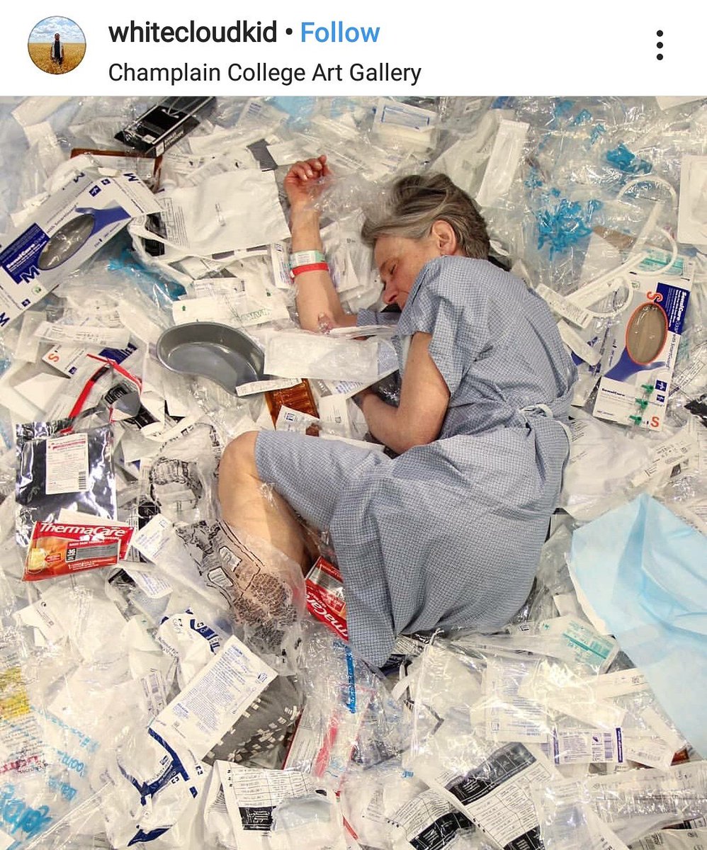 Radical_Nurses's tweet photo. Climate change is a nursing competency. How does hospital waste contribute? Can we โgreenโ healthcare? Checkout the work of nurse activist, Christian Tedjasukmana, BSN, MFA. On insta @whitecloudkid
#ThinkTank2019
#ActivismandtheArtofNursing
#RadicalNurses
#NurseInnovation https://t.co/2zBKjGBfPh