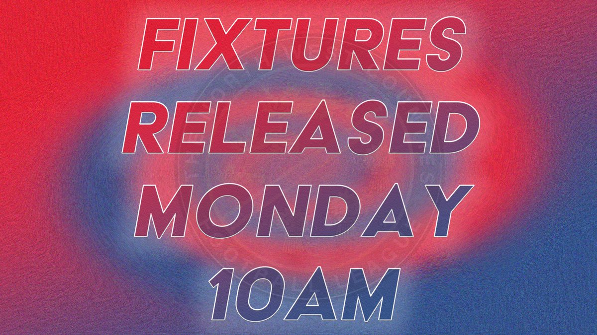 nwcfl's tweet photo. Get ready.

#NWCFLFixtures are released tomorrow at 10am. https://t.co/YKbt7mbuGt