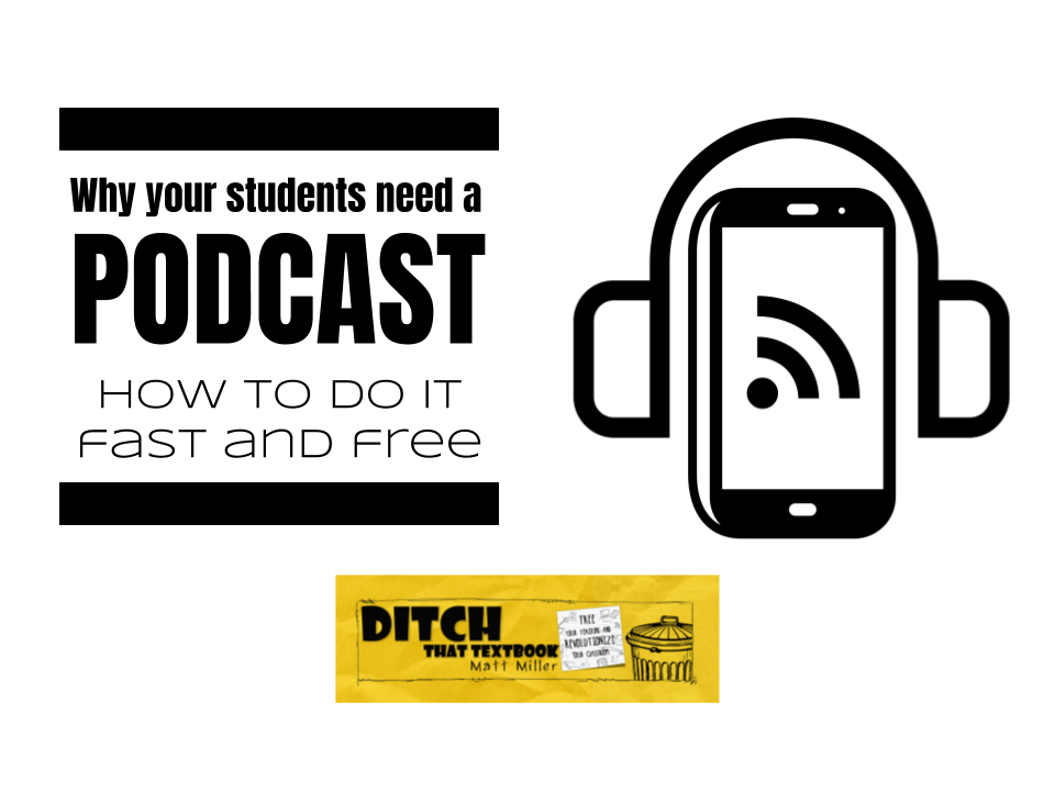 jmattmiller's tweet photo. Why your students need a podcast: How to do it fast and free

https://t.co/w1msskxDv1

 #ditchbook #edtech https://t.co/GnBhtSQpgl