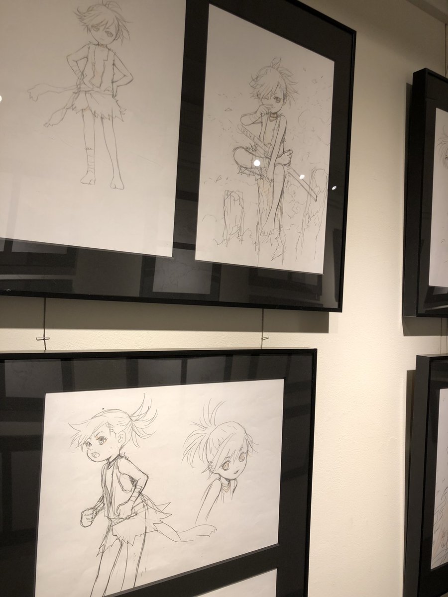 『TVアニメ #どろろ原画展』
夕方から在廊してきました。閉廊間際の秘密のジャンケン大会は、秘密のプレゼントが色々…。秘密にたっぷり自慢してください✧

5月からスタートした会期も、明日15日(月)が最終日となります。
最後まで『#どろろ』を体感して、心に何かを残していただけます様に。。 