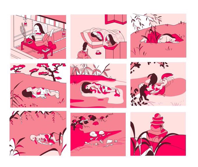 九相図のtwitterイラスト検索結果 古い順