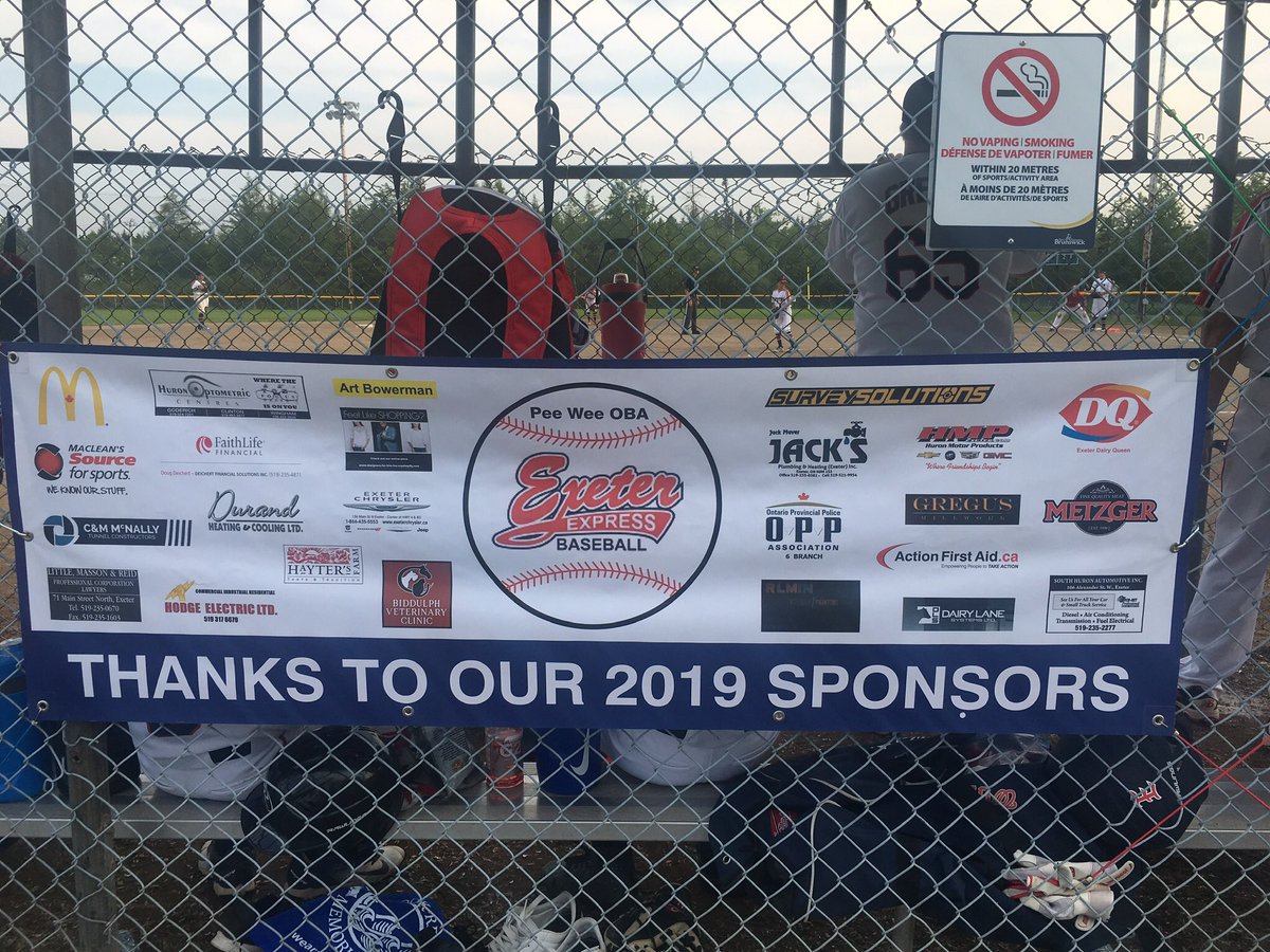 donngreg's tweet photo. A huge thank you to our generous sponsors, especially Exeter DQ, for their generous support of our 2019 Peewee Maritime tour! #community #generosity #gratitude #exeterDQ #SouthHuron @DarrenKints https://t.co/1L6PeU1AhK