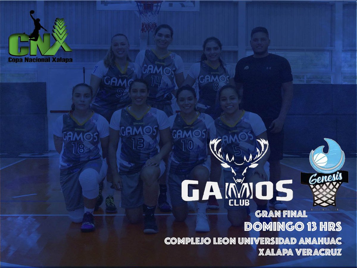 ClubGamosMx's tweet photo. Domingo de Gran final en la #CopaXalapa 

Nos medimos al equipo de #GenesisTlapacoyan a las 13 horas en el Complejo León de la @AnahuacXalapa 

Sigue el encuentro en nuestra redes sociales y #HagamosHistoriaJuntos 

#YoSoyGamos https://t.co/Wtvmh0Ipn3